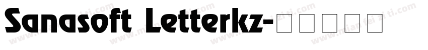 Sanasoft Letterkz字体转换